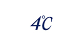 4℃